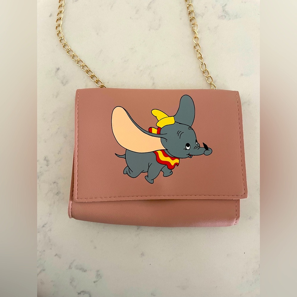 Disney Dumbo Gold Chain Crossbody Bag